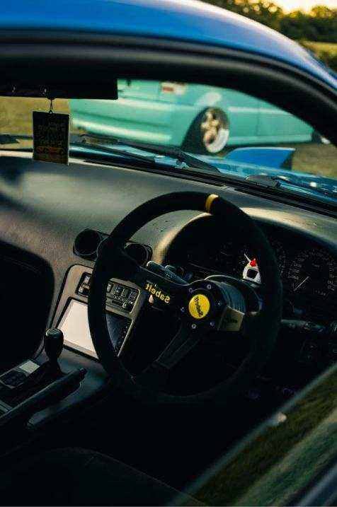 V8 exhaust background